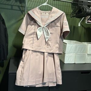 Sanrio X Melody sailor skirt set